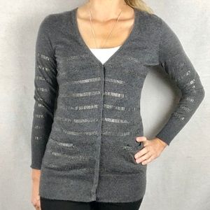 CASHMERE BY BLOOMINGDALES embellished cardigan